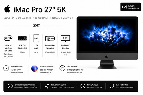 Apple imac pro xeon - 5k, 27"