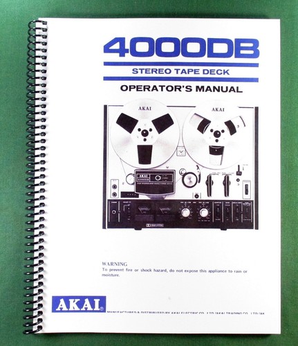 Akai 4000db instruction - 4000db,