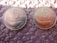 lotto monete italia 5 lire