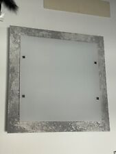 Coppia di Lampade da parete moderne in cemento e vetro