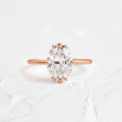 Anello fidanzamento oro - di,