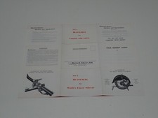 BLACKNELL CARROZZINI SIDECAR PER MOTO NO VESPA BROCHURE DEPLIANT PROSPEKT (X17)