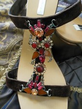 MARIO BOLOGNA SANDALI Brand Designer US TG 9 Made in Italy etichetta orig $298 nuovi con etichette