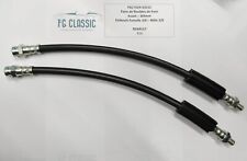 RENAULT R16 - Paire de flexible de frein AV 364mm - F3/8 / M3/8 - NEUF