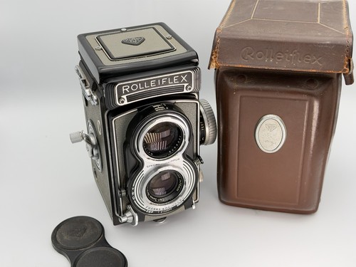 Rolleiflex grigio con - rolleiflex,