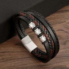 Bracciale Uomo Punk in Pelle