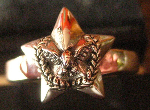 Anello uomo stella marina