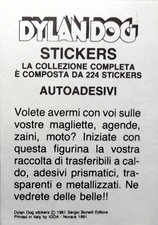 DYLAN DOG SILVER SERIES 1991
