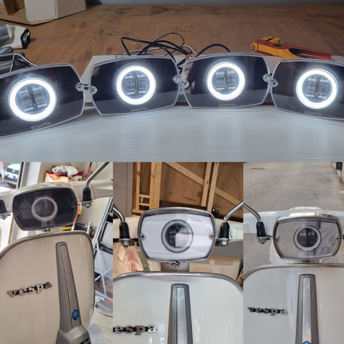 Faro fanale led anteriore 12v - fanale,