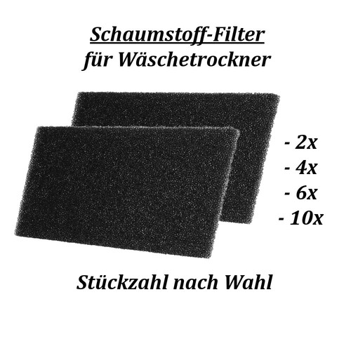 10x filtro schiuma - 2x/4x/6x/10x,