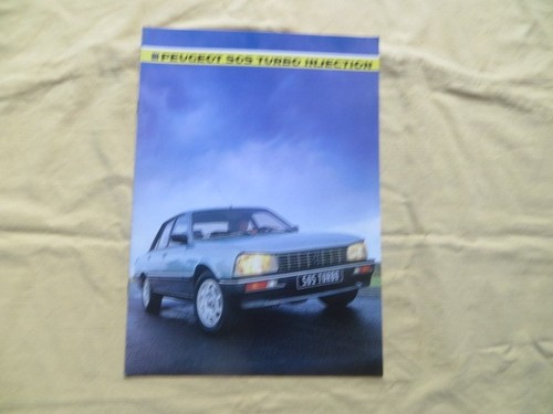Peugeot 505 turbo injection - turbo,