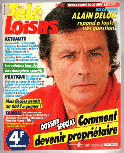 Télé loisirs 1986 - tÉlÉ,