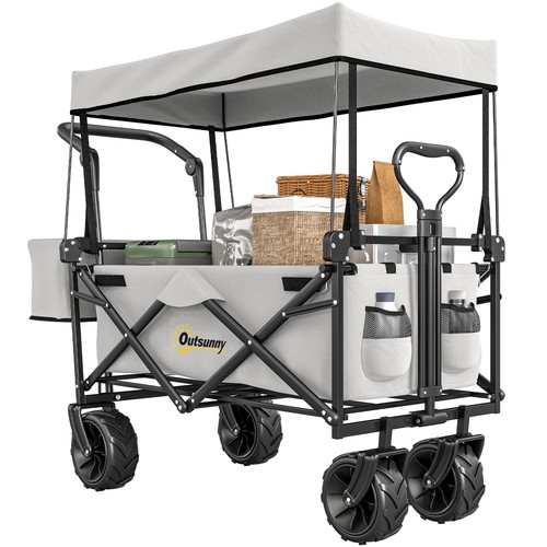 Outsunny carrello passeggino - carrello, a
