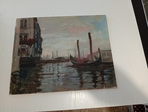 Dipinto olio marina - a,