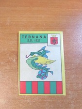 Figurina SCUDETTO Calciatori PANINI SerieB 1968-69 TERNANA con velina originale