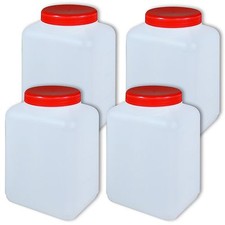 4 pezzi flacone a collo largo