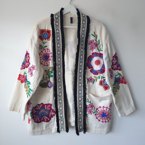 Giacca kimono boho - , multicolore