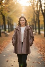 Giacca pelliccia castoro donna