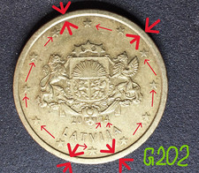 Lettonia, 50 centesimi di