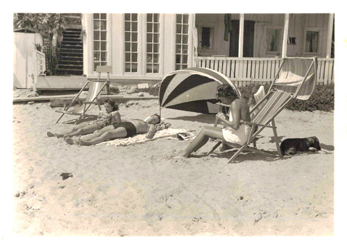 Foto epoca sunbathers - foto, d'epoca