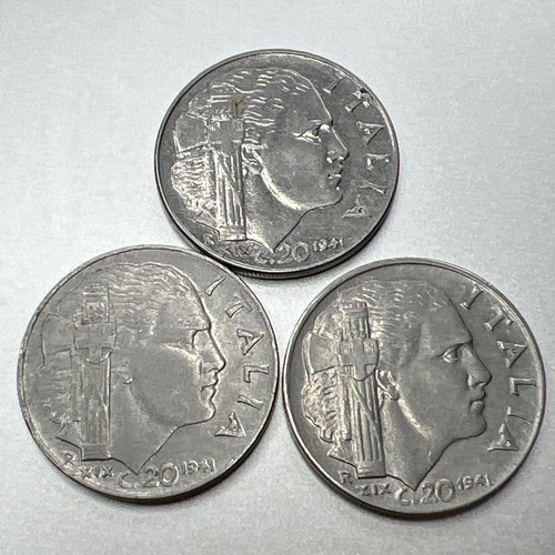 1941 italy centesimi coin - 20,