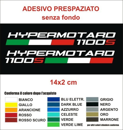Adesivi ducati hypermotard - adesivi,