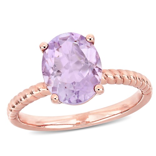 Anello amour oro rosa kt - oro, 14