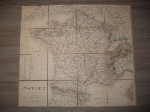 Carta geografica francia - carta,