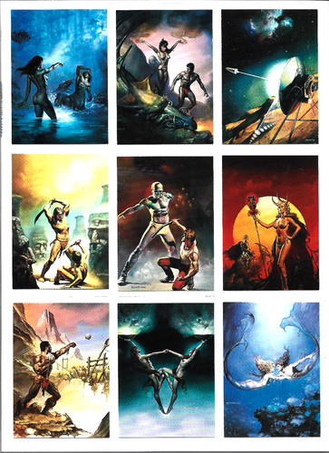 Boris vallejo trading cards - boris,