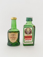 (cod:12)  LOTTO 2 BOTT. OROPILLA BRANDY E Jägermeister MIGNON 