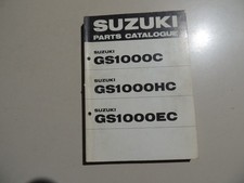 Parts catalog Suzuki GS 1000 H