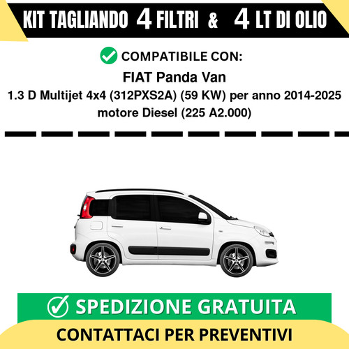 Tagliando per fiat panda van - tagliando,