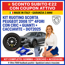 💥Kit Ruotino Scorta Peugeot