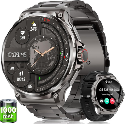 Smartwatch uomo militare con - smartwatch,