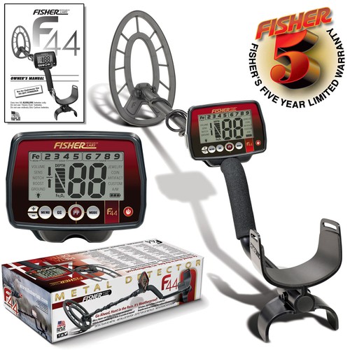 Fisher f44 metal detector - fisher,