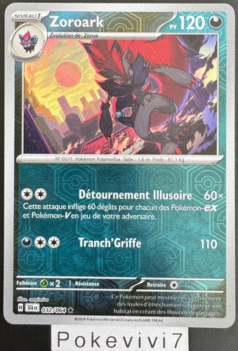 Carte pokemon zoroark - pokemon, 032/064