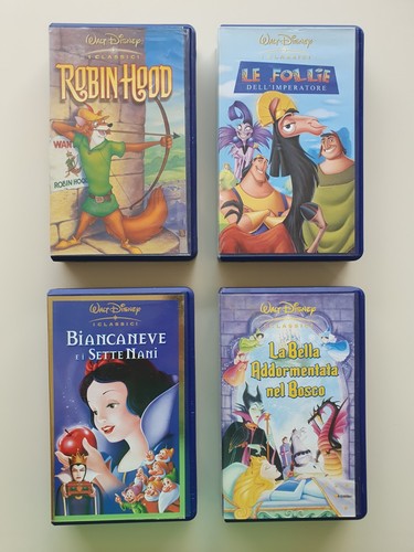 Lotto vhs walt disney - 4,