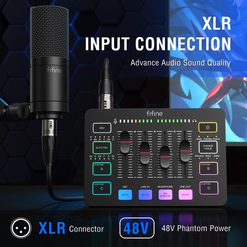 Fifine mixer audio - fifine,