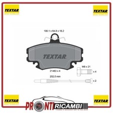 2 SERIE PASTIGLIE ANTERIORI TEXTAR PEUGEOT 309 205 DACIA SANDERO RENAULT 11 18