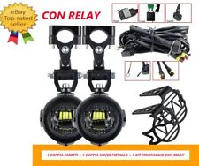 ✅✅ COPPIA FARI SUPPLEMENTARI LED FARETTI FENDINEBBIA MOTO 6000K HONDA NC 750 X