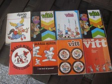 lotto di 8 diari scolastici VITT - jacovitti . anni vari - USATI - uno doppio