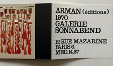 ARMAN - Plaquette Galerie