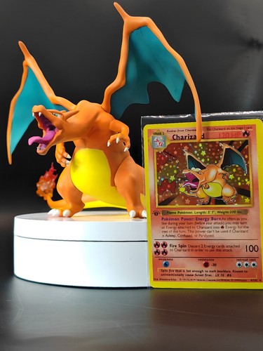 Charizard figure base - -,