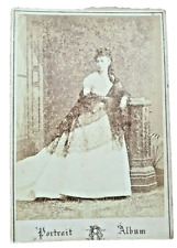 Donna in abito d'epoca Le Prince de Calles Fotografia su cartoncino rigido