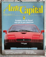 Rivista Automobilistica AUTOCAPITAL N.7 - 1988