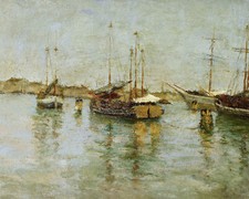 Quadro 1800 barche vicino