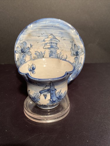 Antica tazza dipinta mano - dipinta, a