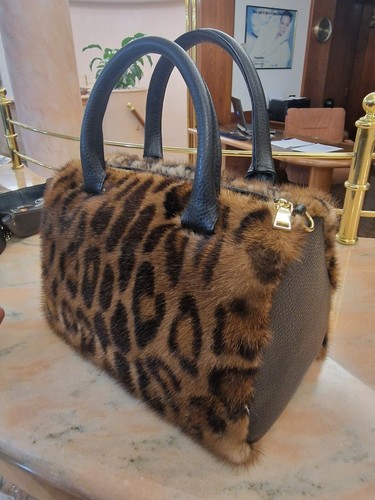 Bauletto pelliccia visone - pelliccia,