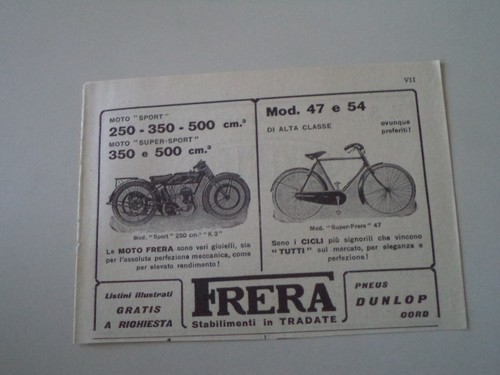 Advertising pubblicità 1927 - advertising,