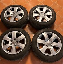 KIT CERCHI IN LEGA ORIGINALI AUDI 4G0601025BK + PNEUMATICI INVERNALI 225 55 R17